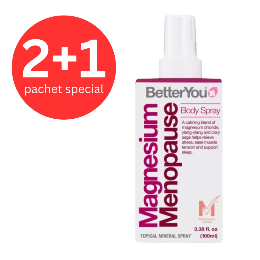 2+1 Magnesium Menopause Body Spray (100 ml), BetterYou